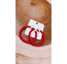 Red Color Coat Hoops