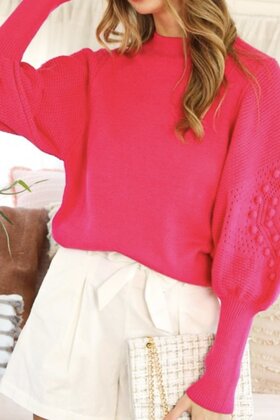 Fancy Fuchsia Sweater