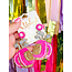 The Uptown Peach Pink Golf Bag earrings