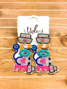 Love Nurse Beaded Earrings