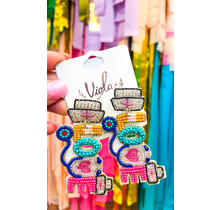 Love Nurse Beaded Earrings
