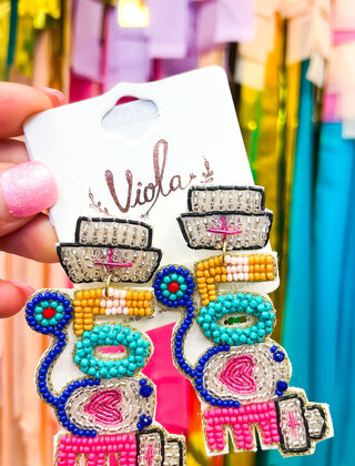 Love Nurse Beaded Earrings