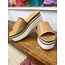 The Uptown Peach Jades Platform Sandal