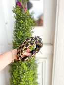 Floral pattern straw headband