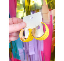 30mm Raffia Hoops