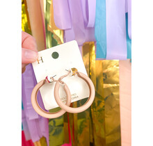 Coated metal Hoops