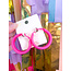 The Uptown Peach Coated metal Hoops