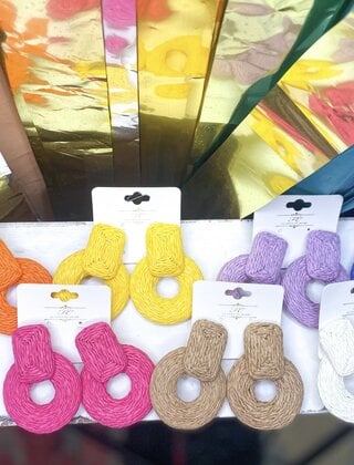 Door knocker earrings