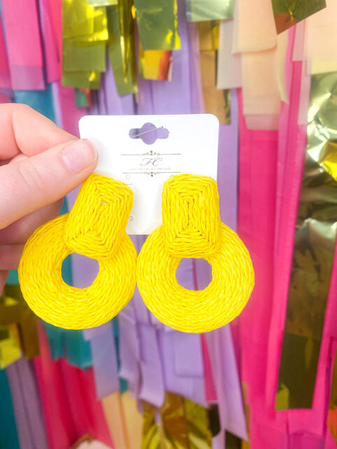 Door knocker earrings