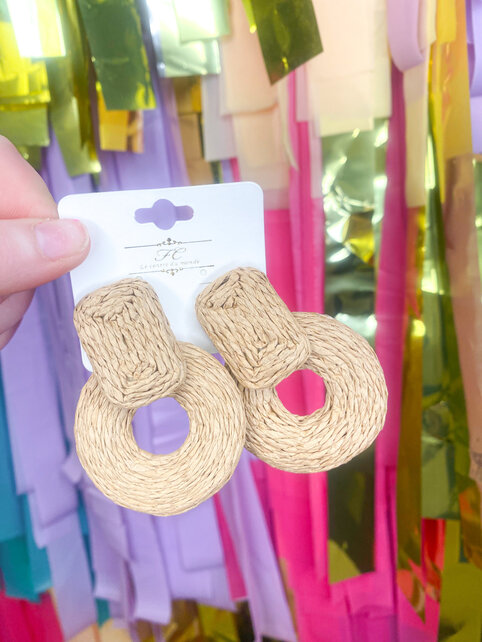 Door knocker earrings