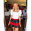The Uptown Peach Game Day Shimmer Skirt