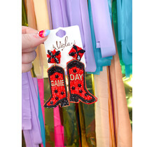 Game Day Boots Earrings