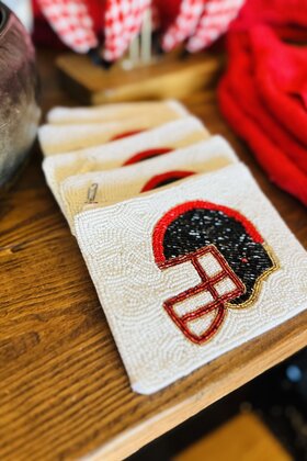 Football Helmet Coin Pouch