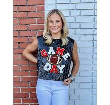 It’s GAMEDAY Sequin Top