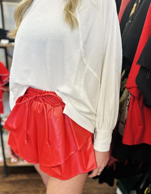 Lovely Leather Lady Shorts