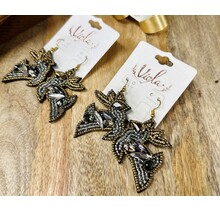 Crystal Rudolph Earrings