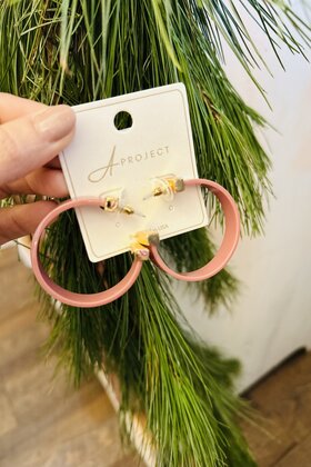 Mauve Hoops