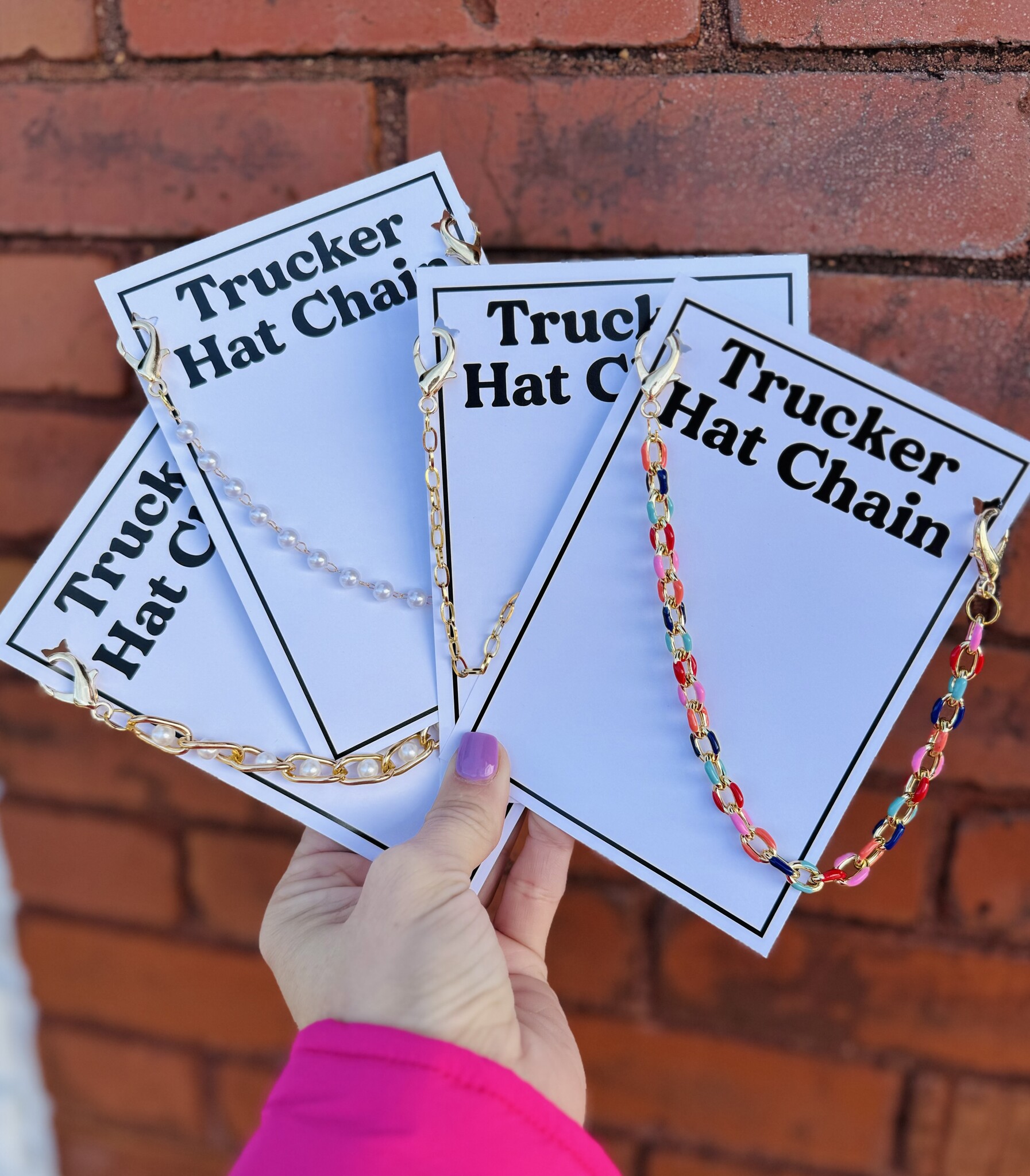 Trucker Hat Chain - The Uptown Peach Company
