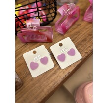 Jelly Heart Studs