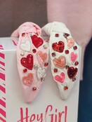 Sequin Heart Headband