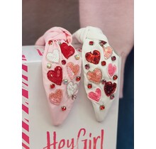 Sequin Heart Headband