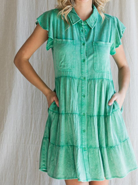 Lucky button up dress Lucky button up dress