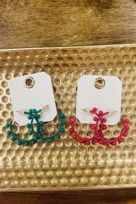 Brooke’s Studded Ball Hoops