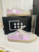 Youth ShuShop Polka Lavender Sneakers