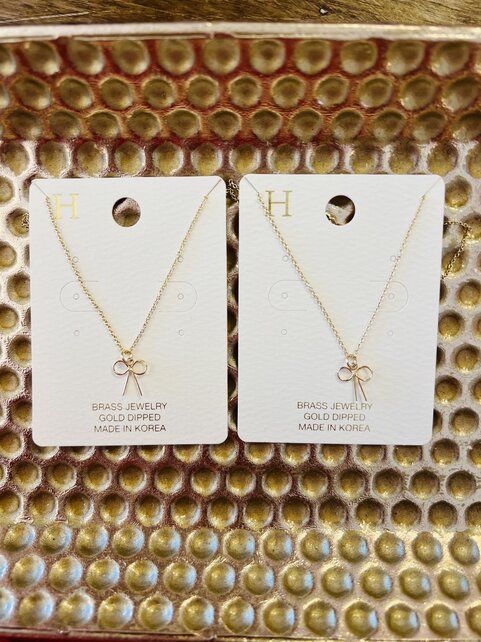 Dainty Bow Necklace Dainty Bow Necklace