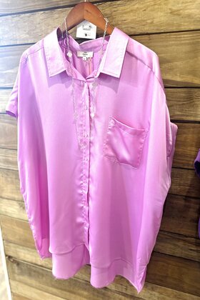 Savannhas Satin Button Up