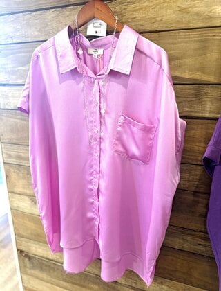 Savannhas Satin Button Up