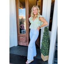Wendy’s White Flare jeans