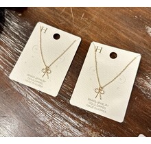 Dainty Bow Necklace