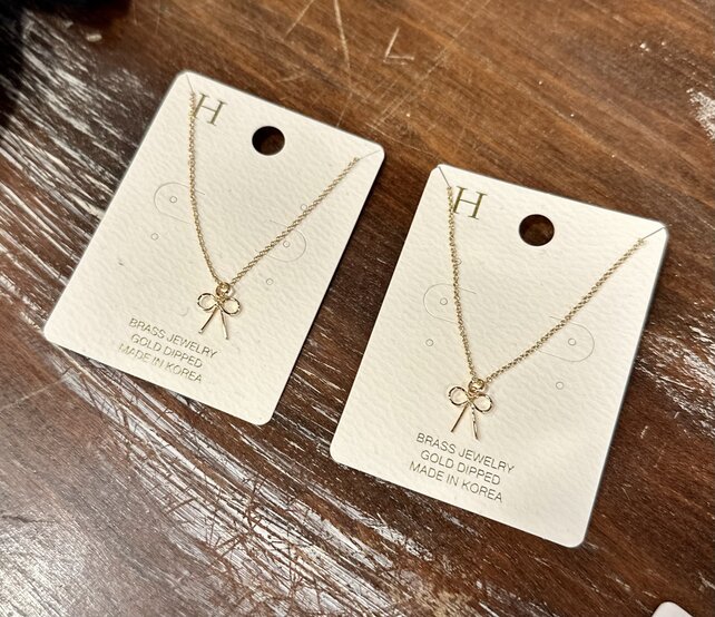 Dainty Bow Necklace Dainty Bow Necklace