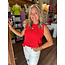The Uptown Peach Everyday Ruffle Top