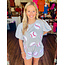 The Uptown Peach The Baseball Mom Shorts