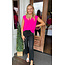 The Uptown Peach Claire's Distressed Straight Leg Jeans