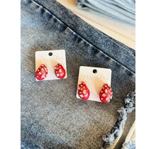 Teardrop Game Day Earrings