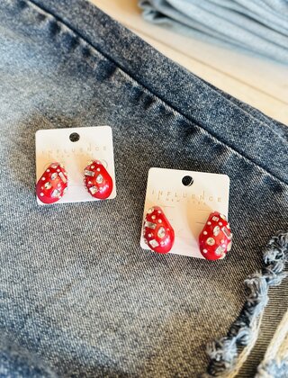 Teardrop Game Day Earrings