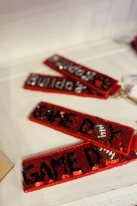 GAME DAY Sequin Keychain/Wristlet