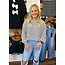 The Uptown Peach Camryn’s Cropped Striped Sweater