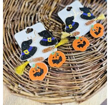 Witch Hat Earrings