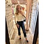 The Uptown Peach Fall Perfection Straight-Cuffed Jeans