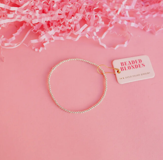 2MM Bracelet Extended Beaded Blondes