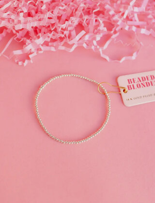 2MM Bracelet Beaded Blondes