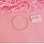 The Uptown Peach 2MM Bracelet Beaded Blondes
