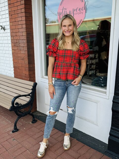 Farah’s Festive Top