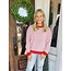 The Uptown Peach The Candy Cane Sweater