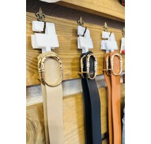 Oval Buckle Belt