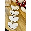 The Uptown Peach Christmas Studs Set